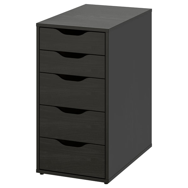 ALEX drawer unit, black-brown, 141/8x271/2&quot; - IKEA US
